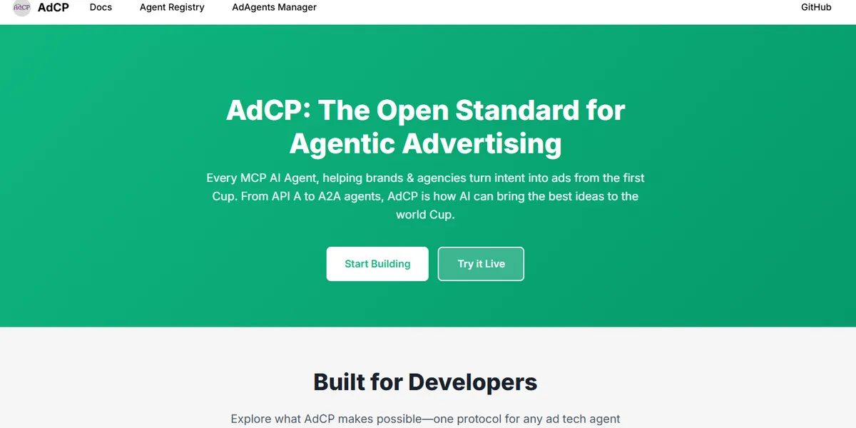 AdCP is an attempt to allow natural language ad buying